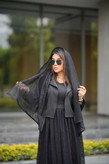 سه تیکه.مدل نیایش. جنس کت مازراتی. شال تور بانوار دوزی. دامن دانتل آستردار
