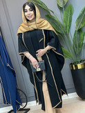 مانتو عبایی مدل میخک. جنس حصیری سبک و خنک